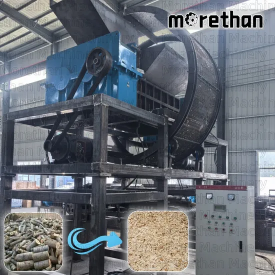 Hot Sale Large Capacity Double Shaft Shredder Rubber Tire Crusher Recycling Machine Waste Car Tier Shredder
