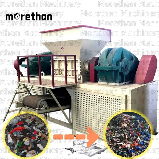 Factory Direct Sales Waste Plastic Crusher Large Waste Dualshaft Shredder Multifunction Metal Shredder