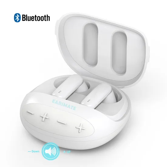 New Wireless Bluetooth Audifonos Earphone Rechargeable Digital Hearing Sound Amplifier Aids Deaf Ear Loss Earsmate E06