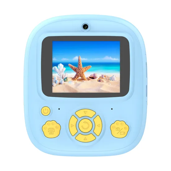 High-Quality Gt-Kc-P5-Blue Instant Printing Children′s Selfie Digital Camera Kids Instant Print Cameras