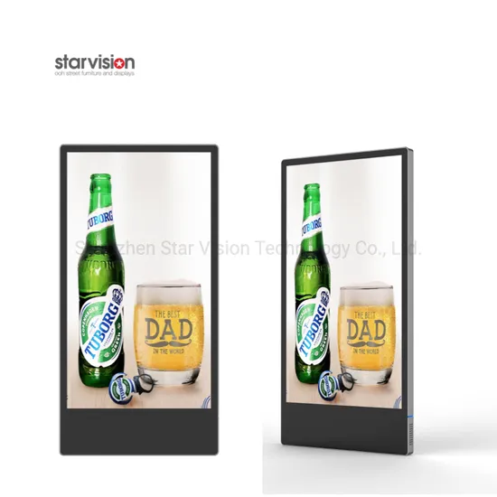 27 32 Inch Ultra Thin LCD Advertising Screen Elevator Digital Signage Display