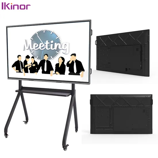 Ikinor 65 Inch Conference All in One Touch Screen Digital Smart Board Portable Interactive Flat Panel for Teacher