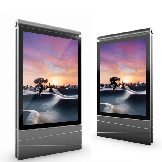 5500nits P3 Full Color Advertising Outdoor Digital LED Screen Totem for Street