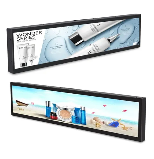 24.5 Inch 4K Ultra-Wide Stretched Bar Type LCD Monitor for Commercial Advertising Display