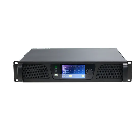 Public Address 4 Channel 1000W Power Amplifier with DSP Digital Processor and Touch Screen Display