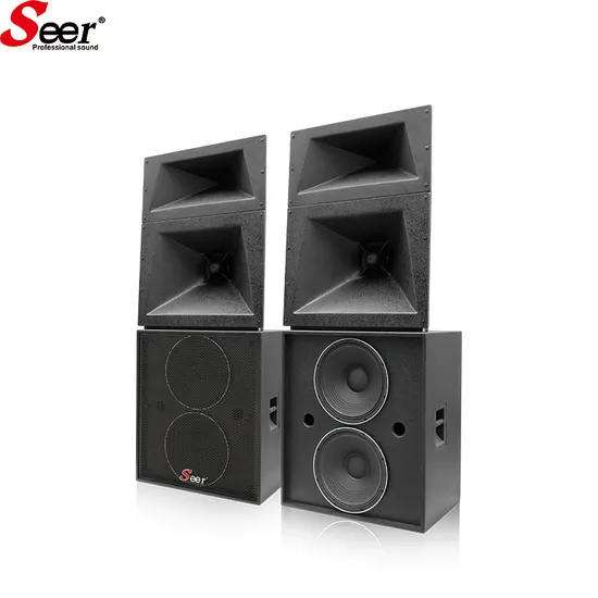3-Way Cinema Audio Dual 15 Inch Theater Professional Cinema system Wall Mount