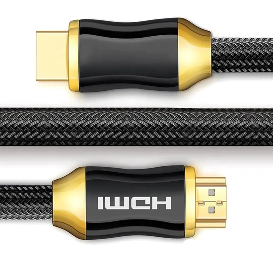High quality high speed extension cable HDMI 2.0 male to male nylon braid 4K 3D 1080P/2160P HDMI video cable for HDTV monitor and projector