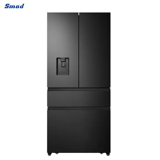 Smad 22.5 Cu. FT 632L Large Capacity Big Chill Kitchen Appliance Drawers Water Dispenser No Frost French Double Door Bottom Freezer Refrigerator for Home Use