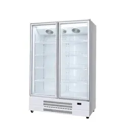 623L Factory CE CB ETL Commercial Beverage Fridge Cold Drink Single Double Triple Three Four Glass Door Vertical Display Cooler Refrigerator for Supermarkets