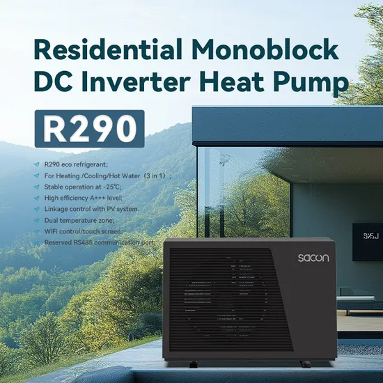 High Cop a+++ Keymark Bafa CE Certificated R290 Eco-Friendly Heating Cooling Air to Water Hot Heat Pump Monoblock