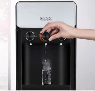 Floor Standing Compressor Cooling Water Dispenser with Fridge