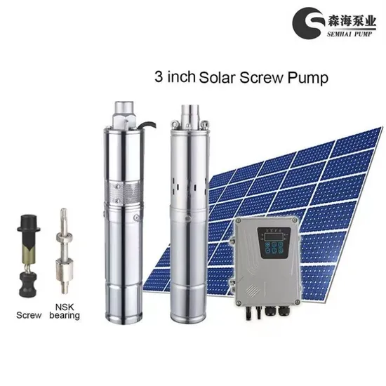 DC Solar Submersible Borehole Surface Water Pump 2′′, 3′′, 4′′ with MPPT Controller for Garden/Pool/Irrigation