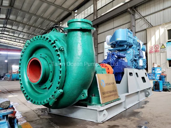 Heavy Duty Dredger Sand Suction Dredge River Dredging 6 Inch Slurry Pump Slurry Mud High Head Pump Solids Handling Diesel Engine High Head Sand Gravel Pump