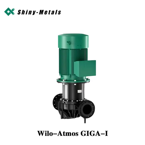 Wilo Gagi-I Single-Stage Vertical Centrifugal Pipeline, Cooling System Circulating Water Pump