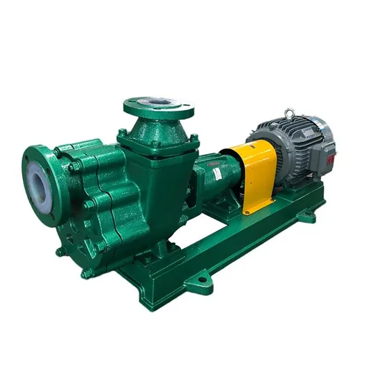 Corrosion Resistance Fluorine Lined Chemical Self-Priming Pump