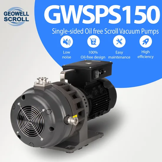 3L/s(60Hz) laboratory or industry or lyophilizer or semiconductor 100% oil free oil less dry air scroll vacuum pump