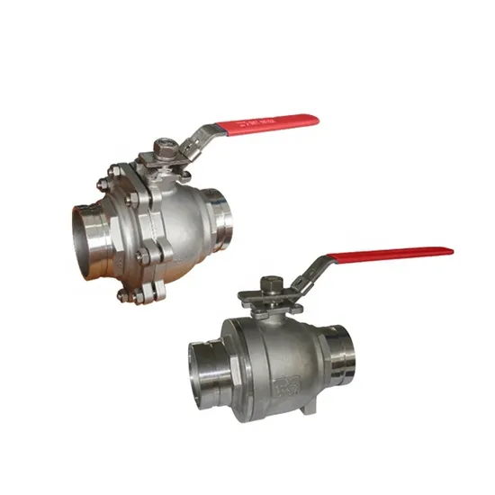 API598 CF8M Grooved End Reduced/Full Port 600/1000/2000PSI Oilfield Ball Valve