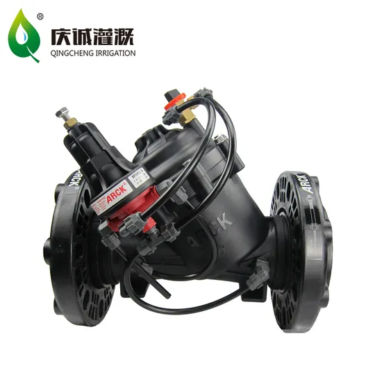 Arck 4" Plastic Solenoid Valve Hydraulic Control Valve with Flange