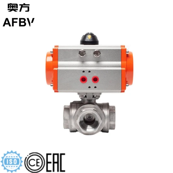 High-Performance Three-Way Pneumatic Ball Valve for OEM Requests