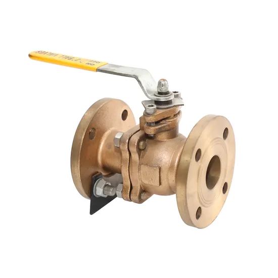OEM/ODM ANSI DIN Ductile Cast Iron Floating Flange Bronze Marine Ball Valve Class150 Class300 for Water
