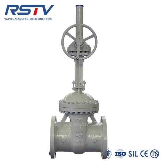 ASME/API600 Bevel Gear/Electric/Pneumatic Stainless Steel CF8/Wcb 150lb/600lb Flange End Gate Valve