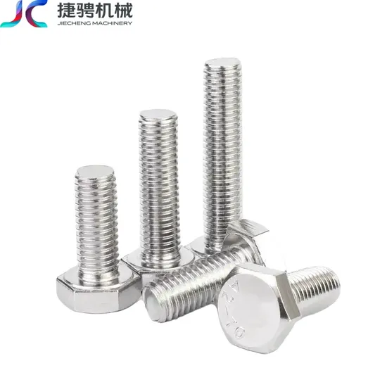 Stainless Steel 304 Hex Bolt DIN933 Full Thread Bolts Stainless Bolt