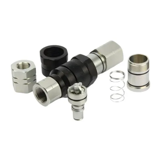 Hydraulic Flat Face ISO16028 Quick Coupling for Efficient Fluid Transfer Vep Series 1 1/2 Bsp NPT Thread High Pressure Mpx Coupler