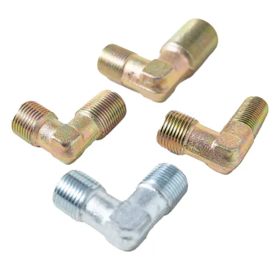 Customized Stainless Steel Hydraulic Hose Fitting Universal 90 Degree Band Unequal Elbow