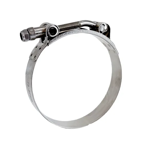 T-Bolt Hose Clamp Heavy Duty Hose Clamp 304 Stainless Steel Clamp Used for Automobiles