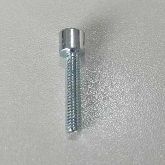 DIN912-1983/Jisb1176-1988/GB/T70.1/ Ansib18.3.1m Hole on Head Blue-Zinc Plated Hexagon Socket Head Cap Screws