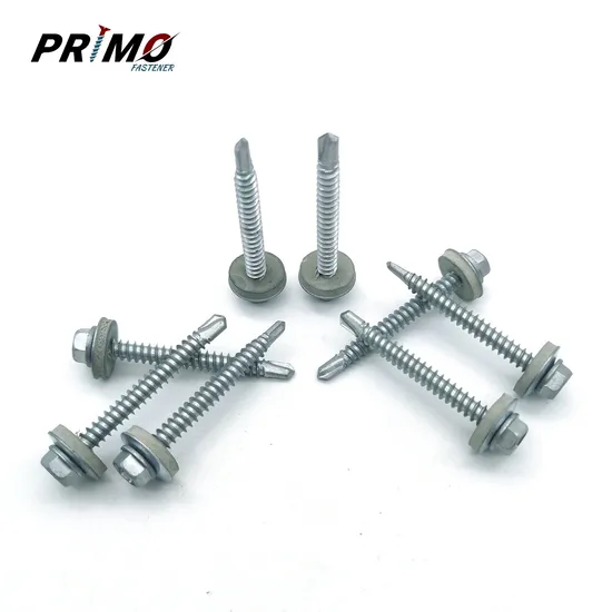 1000 Hrs Ruspert Tek Screws Hexagon Washer Head Self Drilling Roofing Screws