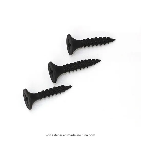 Self Tapping Screw with Price, Fine/Coarse Thread Black Phosphate Bugle Head Gypsum Board Tornillos Drywall Screw