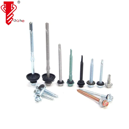 C1022A/ DIN7504, ASTM3566 Carbon Steel Zinc Plated/ Ruspert Coating Self Tapping Self Drilling Wood Roofing Chipboard Hex Head Pan Head Csk Truss Head Screw