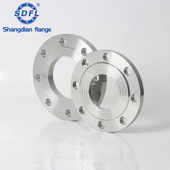 ANSI B16.5 DN100 4 Inch Stainless Steel Plate Flat Welding Flanges for CNC Machine