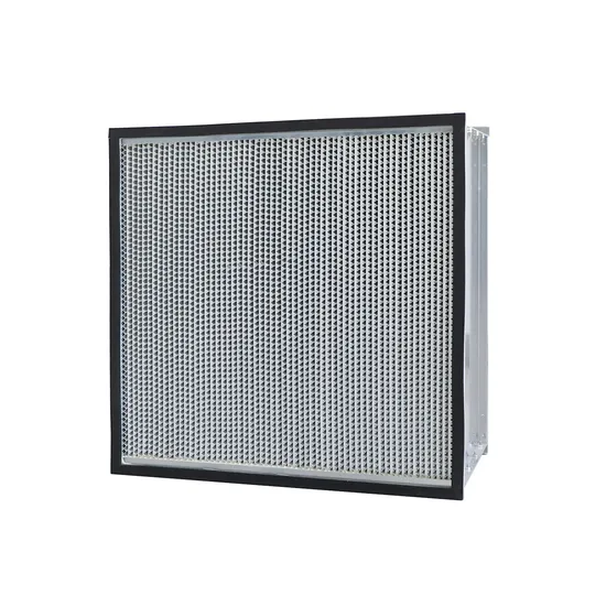 Aluminium Frame Glassfiber Material High Temperature HEPA Air Filter for Hospital Cleaning Room Panel Air Filter H13 H14 H15 U14 U15 U16