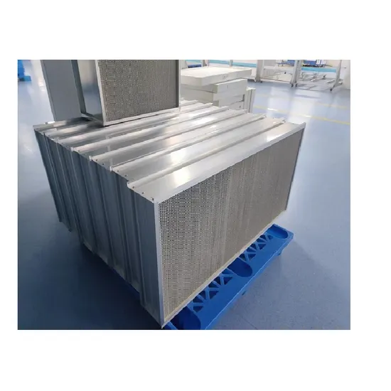 Cleanroom Deep Pleat H13 HEPA Filter, Aluminium Separator H13 HEPA Filter