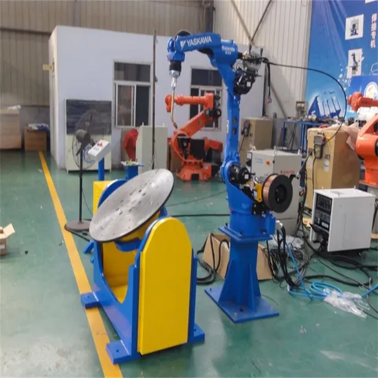 Chinese Arc Robot Arm with Welding Positioner for Welding Pipe Workpiece Rotary Machine with Chuck