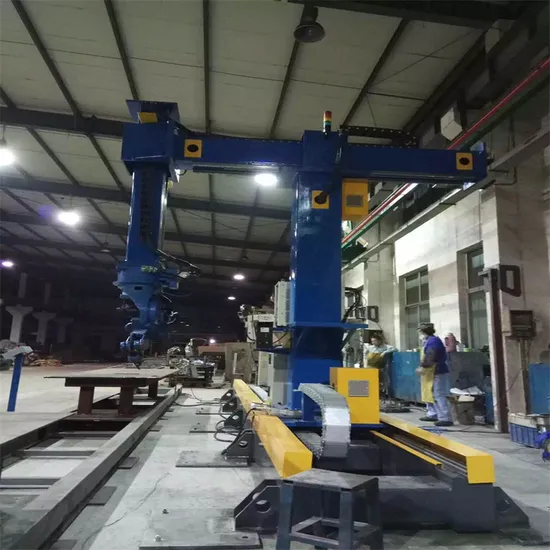 Large Steel Equipment Welding: The Welding Robot Can Be Combined with a 300-5t Load Welding Positioner to Achieve Full Automation and Support Customization