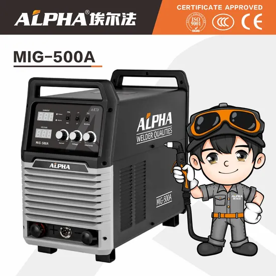 Alpha 350A Gas Shielded Welding Machine 500A Dual Module IGBT Inverter MIG Welder
