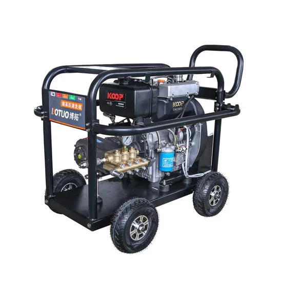 Botuo Diesel Gasoline Engine Cold Water High Pressure Jet Machine