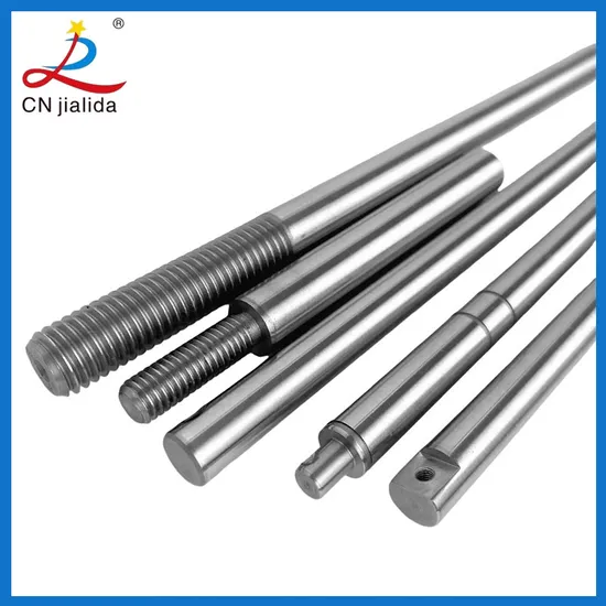 OEM Customized CNC Turning Machining Process Precision Metal Parts Fastener Linear Shaft Carbon Steel Polished Shaft