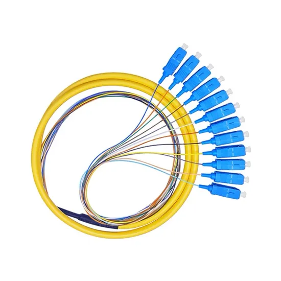 LC APC Upc Sm 12 Core Bundle Fan-out Fiber Optic Pigtail