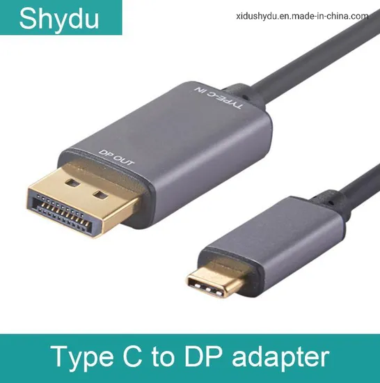 Combined Screen Display Active HD EMI EDID HDTV 1080P 4K 8K 60Hz 144Hz USB 3.1 C Type Mini Dp to Displayport DVI VGA Adapter for MacBook PC Computer