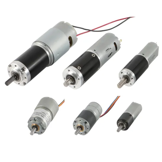 6V 12V 24V Planetary DC Brushless Brush Gear Motor with Multi-Stage Gearbox