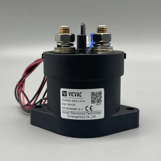 Vve300 High Voltage DC Contactor M8 Screw 300A Mini Contactor 9~36V Coil DC Contactor Relay
