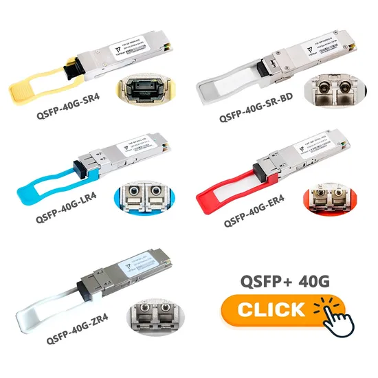 Widely Compatible 40gbase-Sr4 Lr4 Er4 Zr4 Qsfp+ 40g 1310nm Dom Duplex LC SMF Optical Transceiver Module