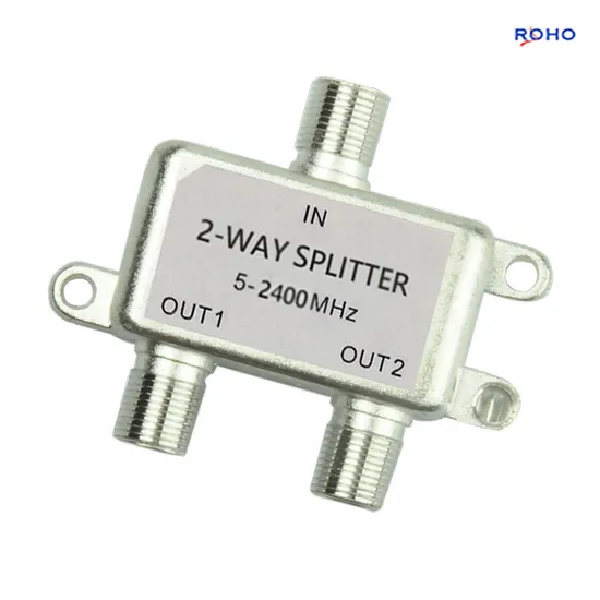 2 Way 5-2400MHz TV Satellite Splitter for Antenna Satellite Splitter CATV Power Splitter