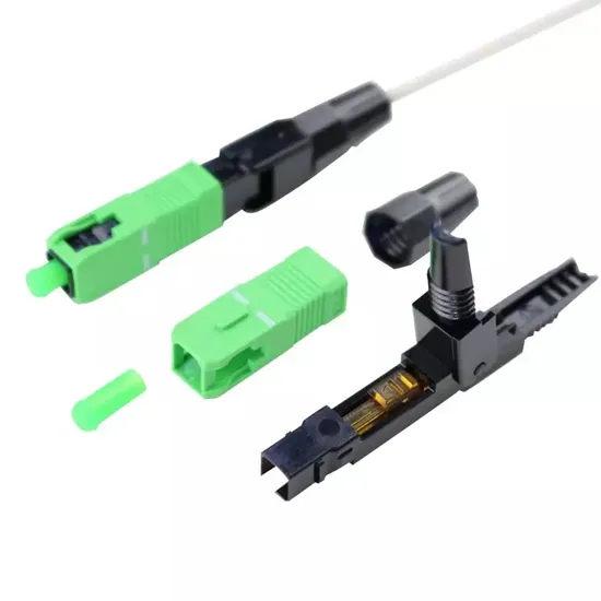 Ceramic Ferrule Premium Fiber Optic Fast Connector Sc APC Quick