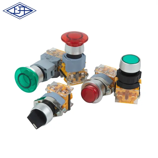 Momentary Industrial Illuminated 4 Pin Push Button Switch