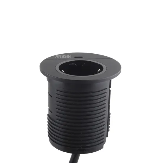 Desktop Round in-Desk Grommet Power Socket with USB Charger